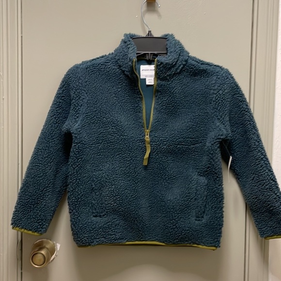 Amazon Essentials Boys and Toddlers' Polar Fleece Lined Sherpa Quarter-Zip Jacke - Picture 11 of 16